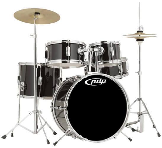 PDP Player 5-Piece Junior Drum Set (PDJR18KTCB)